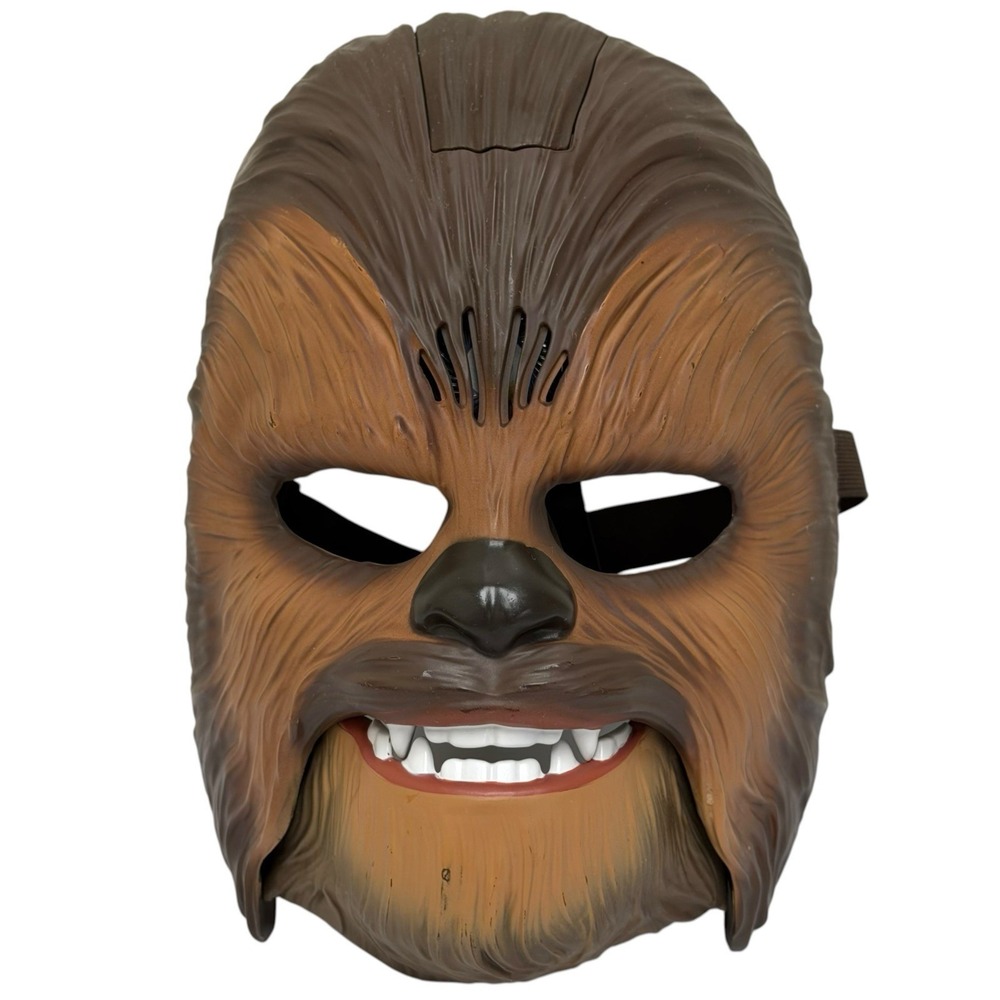 2015 Star Wars Chewbacca Mask Electronic Talking Wookie Sounds Halloween Hasbro